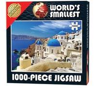 Cheatwell Games 13978 Puzzle World's Smallest 1000 Piece Jigsaw Santorini