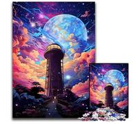 Puzzle 1000 pièces : Le psychédélisme coloré de l'Observatoire Puzzles en Papier pour Adolescents et Divertissement en Famille Jeu de réflexion à Faire soi-même 1000 pièces (38x26cm)