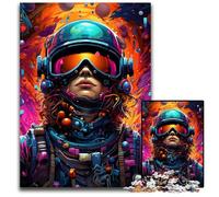 Puzzle 1000 pièces : Le psychédélisme coloré des Pirates de l'espace Puzzles Difficiles pour Adultes Activité familiale Décoration d'intérieur Cadeau de Vacances 1000 pièces (75x50cm)