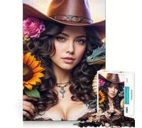 Puzzle 1000 pièces Le Royaume des Tournesols pour Adolescents, Jeu de logique Clair, Loisirs faciles, découpe Parfaite, Cadeau d'anniversaire 50x75cm