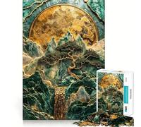 Puzzle 1000 pièces Le Royaume du monarque des Montagnes pour Adolescents stimule la mémoire, déstresse, décoration Murale (50x75cm)