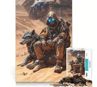 Puzzle 1000 pièces Le Vagabond Post-Apocalyptique pour Adultes, Jeu de logique et de détente, Bords Lisses, Cadeau saisonnier (38x26cm)