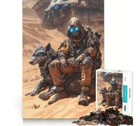 Puzzle 1000 pièces Le Vagabond Post-Apocalyptique pour Adultes Un Puzzle Relaxant et apaisant, idéal pour Un Cadeau Unique (50x75cm)