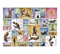 Puzzle 1000 pièces : Le yoga des chats G