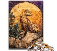Puzzle 1000 pièces Léopard Fantastique pour Adolescents, Jouets éducatifs et éducatifs, Jeux en Famille, Cadeaux pour Amis et Famille (26x38cm)