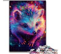 Puzzle 1000 pièces Léopard Galaxie en Bois, idéal pour Les Anniversaires et Noël en Famille. 50x75cm. Jeu de réflexion pour Adolescents pour Les fêtes.