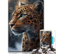Puzzle 1000 pièces Léopard Sauvage pour Adolescents Relax Games est Un pour Toute la Famille (50x75cm)