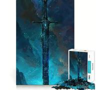 Puzzle 1000 pièces L'Épée de l'Âme du Cosmos pour Adolescents, Jeu de logique et de détente, découpe précise, Cadeau Artistique (38x26cm)
