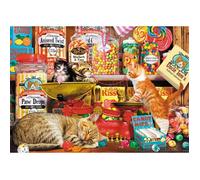 Puzzle 1000 pièces : Les bonbons du chat