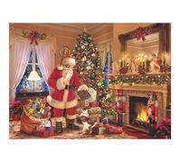 Puzzle 1000 pièces - Les cadeaux du Père Noël - 68 x 48 cm - 1000 pièces - Dès 12 ans