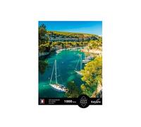 Puzzle 1000 pièces : Les Calanques de Cassis, Côte d'Azur