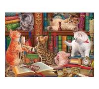 Puzzle 1000 pièces : Les chatons de la bibliothèque par Image World Eurographics G
