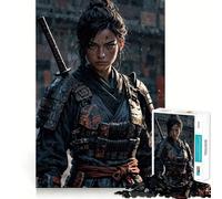 Puzzle 1000 pièces Les Cicatrices d'un Ronin pour Adultes, Un Jeu Intelligent et Amusant à réaliser Ensemble, avec des découpes précises et Une décoration Artistique (38x26cm)