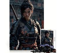 Puzzle 1000 pièces Les Cicatrices d'un Ronin pour Adultes, Un Jeu Intelligent et Amusant à réaliser Ensemble, avec des découpes précises et Une décoration Artistique (38x26cm)