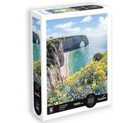 Puzzle 1000 pieces - Les falaises d etretat Normandie - Calypto - Sentosphere Bleu