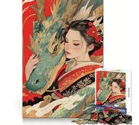 Puzzle 1000 pièces Les murmures du Dragon Réflexion, entraînement, Divertissement Occasionnel, Bords Nets, Surprise d'anniversaire (50x75cm)