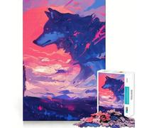Puzzle 1000 pièces l'esprit du Grand Loup pour Adolescents Jeu de réflexion et de Loisirs, Design élégant, à Assembler, Cadeau raffiné 50x75cm