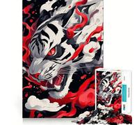 Puzzle 1000 pièces l'esprit du Tigre pour Adolescents, idéal pour améliorer la mémoire, se détendre à la Maison, Bords précis, Cadeau raffiné 38x52cm