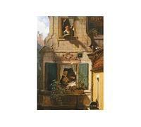 Puzzle 1000 pièces : Lettre d'amour, Spitzweg