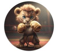 Puzzle 1000 pièces Lion Fantastique pour Adultes, Casse-tête Stimulant pour Adolescents, soirée de Jeux en Famille Amusante 67,5 x 67,5 cm