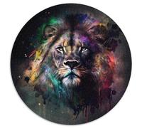 Puzzle 1000 pièces Lion Magique pour Adultes et Adolescents, soirée Jeux en Famille, idée Cadeau stimulante 67,5 x 67,5 cm