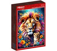 Puzzle 1000 pièces lions