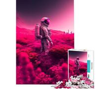 Puzzle 1000 pièces L'Odyssée de l'espace Jeu éducatif Jouet d'apprentissage Cadeau d'anniversaire décoration intérieure (Dimensions 38x52cm)