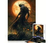 Puzzle 1000 pièces l'ombre de la Lune de Sang pour Adolescents améliore la mémoire et Les Loisirs Découpe Solide pour Les vœux du Père Noël 38x26cm