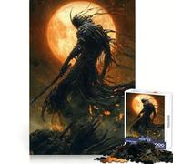 Puzzle 1000 pièces l'ombre de la Lune de Sang pour Adolescents, Jeu de logique Clair, Loisirs faciles, découpe Parfaite, Cadeau d'anniversaire 38x52cm