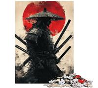 Puzzle 1000 pièces l'ombre du Samouraï Puzzle pour Adultes défi et difficulté à Assembler Rapidement Idéal comme Cadeau (75x50cm/1000 pièces)