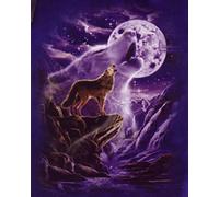 Puzzle 1000 pièces Loup Animal Famille Décoration Maison Intelligence Éducative Soulagement du Stress Jouet Amusant Jeu Familial Enfants Adultes Défi Puzzle Cadeau 50X70CM