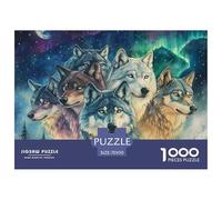 Puzzle 1000 Pièces LoupJeux Éducatif Défi Jouets Cadeaux Puzzles Classiques pour Adultes Et Enfants À Partir De 14 Ans,Cool LoupPicture 70x50cm/1000pcs