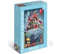 Marabout Puzzle L'univers de Jules Verne 1000 pièces – Illustration Léa Chassagne