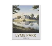 Puzzle 1000 Pièces，Lyme Park, Angleterre，pour Adultes Adolescents Scies Sauteuses 1000 Pièces Idéal pour La Relaxation Méditation Passe-Temps Cadeau d'anniversaire（38x26cm）-HU51