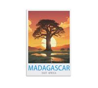 Puzzle 1000 pièces, Madagascar, Afrique de l'est, 70 x 50 cm, pour Adolescents et Enfants. Jeu de réflexion et de Divertissement.
