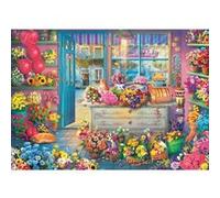 Puzzle 1000 pièces : Magasin de fleurs coloré Schmidt G