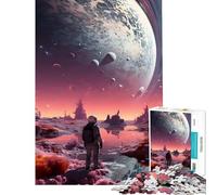 Puzzle 1000 pièces Magic River Space Jeu de Manipulation Stimulant Le Cerveau et Anti-Stress Convient aux Personnes de 14 Ans et Plus (50x75cm)