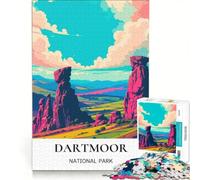 Puzzle 1000 pièces Magical Dartmoor | Jeux relaxants difficiles et stimulants antistress vacances à la maison pour passer le temps 75x50cm