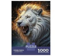 Puzzle 1000 Pièces Magical White Lion Puzzles pour Adultes, Jeu Familial, Améliore La Mémoire, Offrez-Les en Cadeau À Toute La Famille 70x50cm/1000pcs