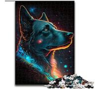 Puzzle 1000 pièces Magnifique Chien pour Adultes et Adolescents, idéal pour Les Vacances à la Maison, pour Un Moment de détente et de détente, pour Un Amour Plus Profond Entre Couples (50x75cm)