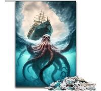 Puzzle 1000 pièces Maître des Mers, Cadeau de Noël pour Adolescents, réduction du Stress, Cadeau Unique et Cool pour la Famille (Taille 50x75cm)