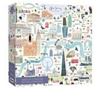 Gibsons Puzzle Plan de Londres 1000 pièces – Éco-responsable