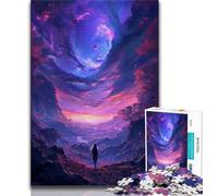 Puzzle 1000 pièces Marcher dans Un Monde Fantastique pour Adolescents avec Affiche et fiche de Questions-réponses (14 Ans et Plus) (50x75cm)