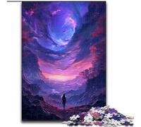 Puzzle 1000 pièces Marcher dans Un Monde Fantastique pour Adultes, Jouet éducatif Anti-Stress, idéal comme Cadeau pour Toute la Famille (50x75cm)