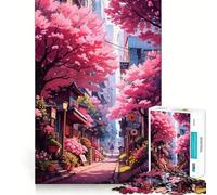 Puzzle 1000 pièces Marcher en Solitaire pour Adultes Jeu de mémoire Amusant Assemblage sûr et Solide Activité familiale Amusante en soirée (38x52cm)