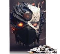 Puzzle 1000 pièces Masques artistiques Puzzles pour Adultes Puzzles en Bois Décoration d'intérieur Cadeaux de Vacances Cadeau d'anniversaire 1000 pièces (75 x 50 cm)