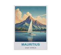 Puzzle 1000 Pièces，Maurice, Afrique de l'est, pour Adultes Adolescents Scies Sauteuses 1000 Pièces Idéal pour La Relaxation Méditation Passe-Temps Cadeau d'anniversaire（38x26cm）-BI20