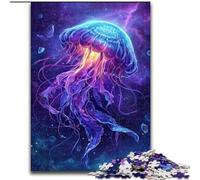 Puzzle 1000 pièces Méduses Galaxie, activités familiales Amusantes à la Maison, Cadeau d'anniversaire, Cadeaux de Voyage (26x38cm)