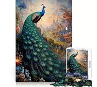 Puzzle 1000 pièces Ménagerie du Paon Fier pour Adolescents Jeu de logique et de réflexion Découpe précise 50x75cm