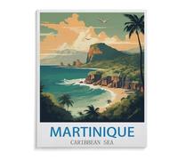 Puzzle 1000 Pièces - Mer des Caraïbes de la Martinique - Jeux pour Adultes et Famille - Jeux Éducatifs en Papier (50x70cm) - D76